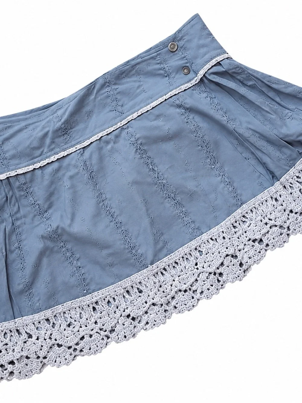Vintage Free People Eyelet Skirt